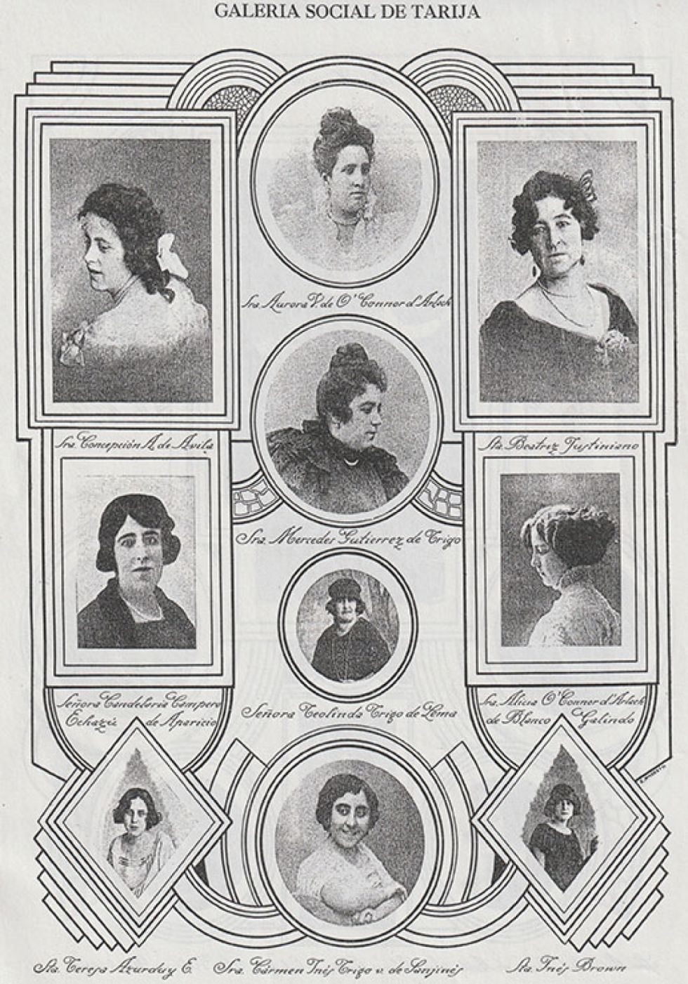 Damas Tarijeñas en el Centenario de Bolivia