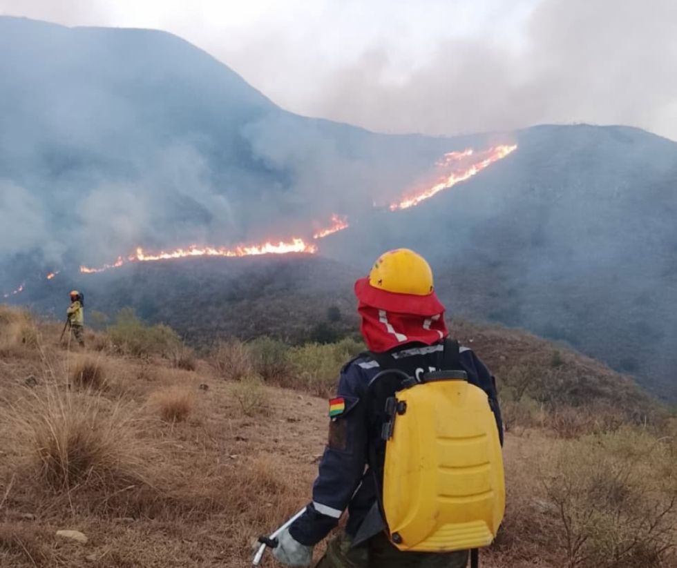 Calidad del aire en Tarija se deteriora por incendios Calidad del aire en Tarija se deteriora por incendios