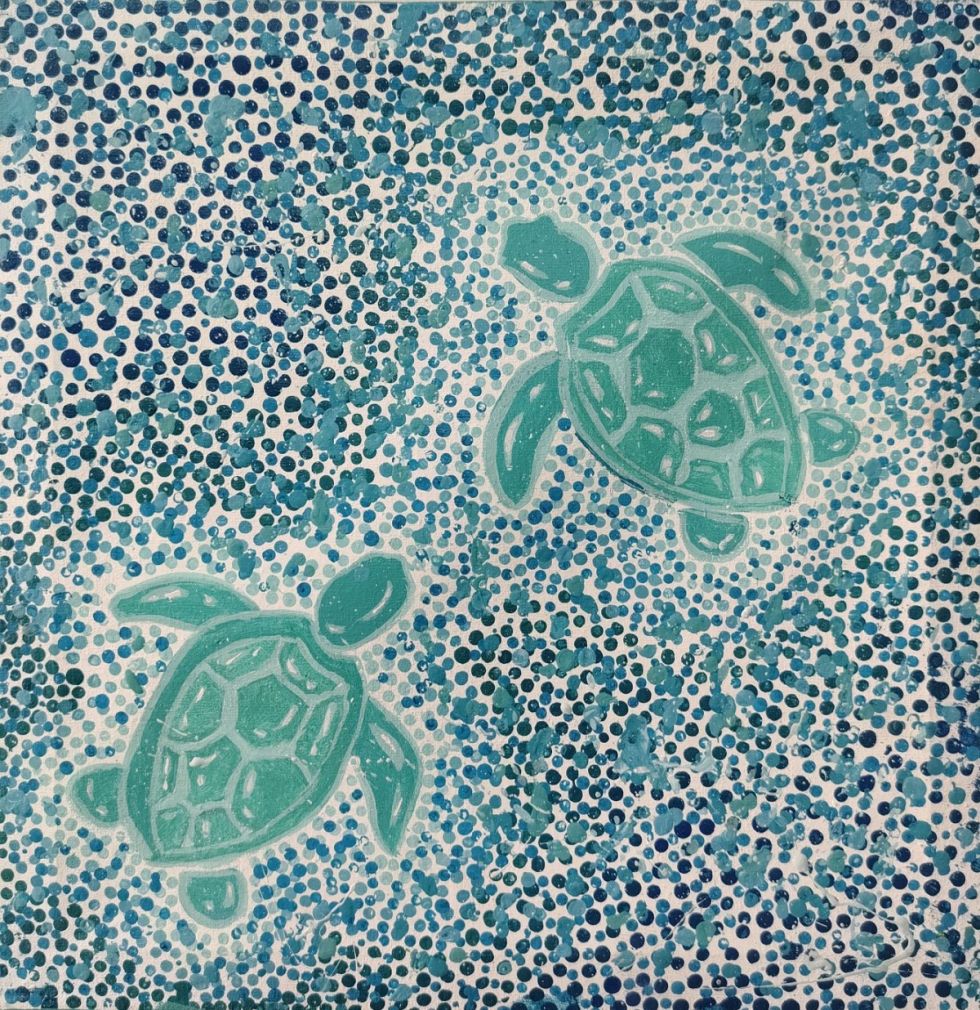 Exposición de arte de los estudiantes del Colegio Andalucía