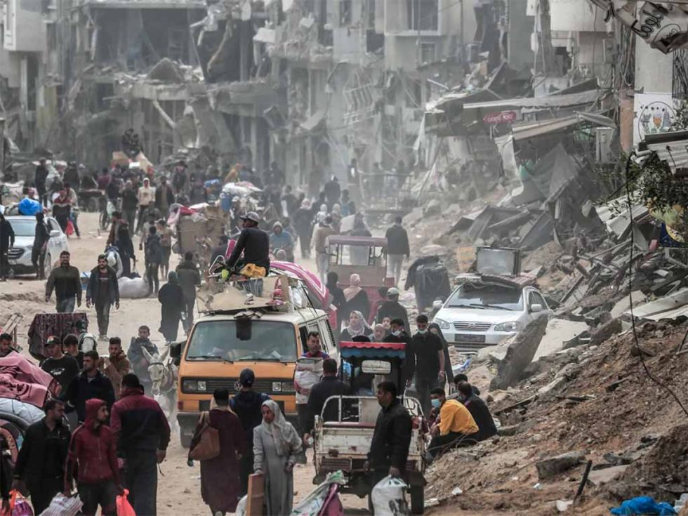 Egipto rechaza desplazamiento del pueblo palestino