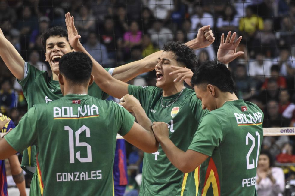 Vóley: Bolivia cerró con triunfo ante Venezuela un histórico torneo sudamericano