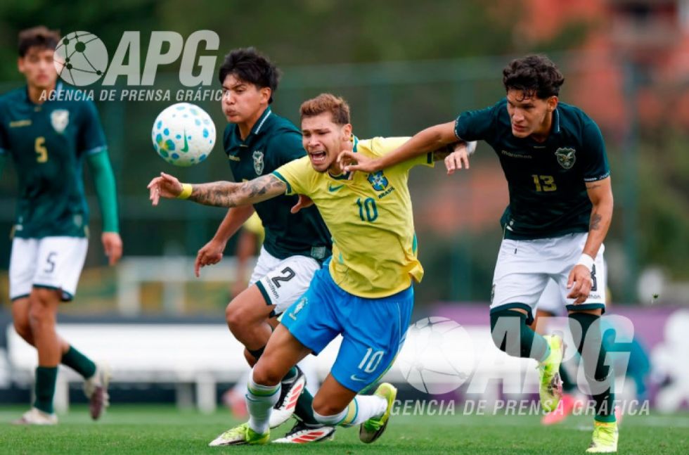 La Sub-20 vuelve a caer ante Brasil por 0-2 en partido amistoso