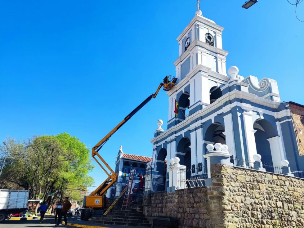 La Alcaldía ultima trabajos de mantenimiento para la Fiesta Grande de Tarija 