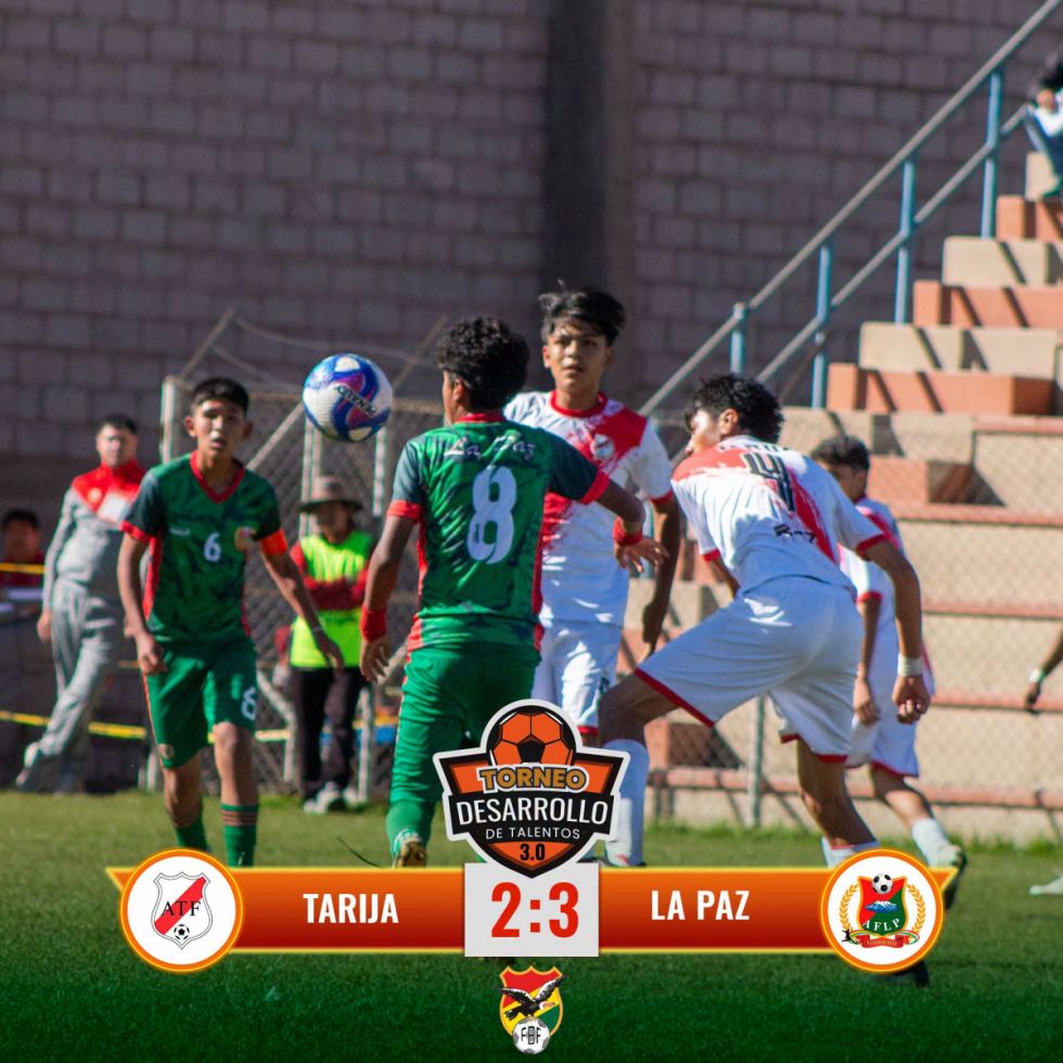 Tarija volvió a sufrir con el gol y quedó afuera del Nacional Sub-14