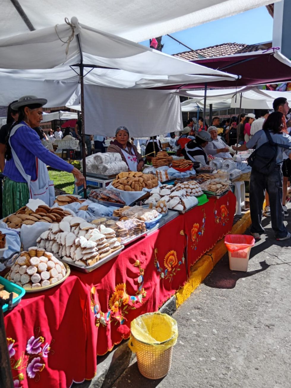 Los dulces también son parte de la fiesta