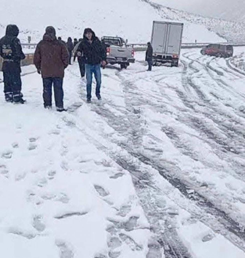 Persiste el congelamiento en la ruta al norte