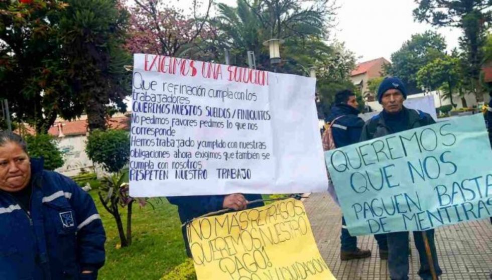 Trabajadores piden a YPFB solucionar lío por salarios 