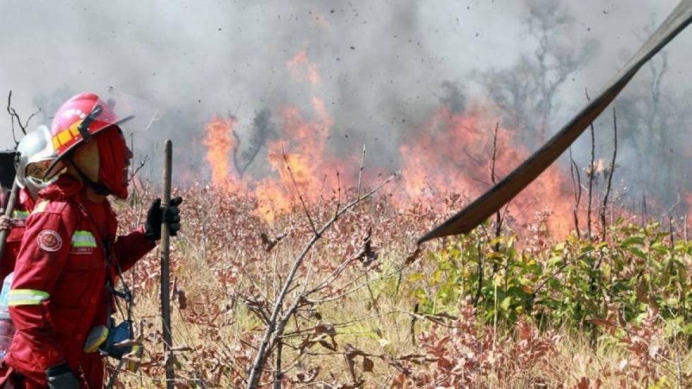 El calor y el viento encienden la alerta por incendios en Tarija