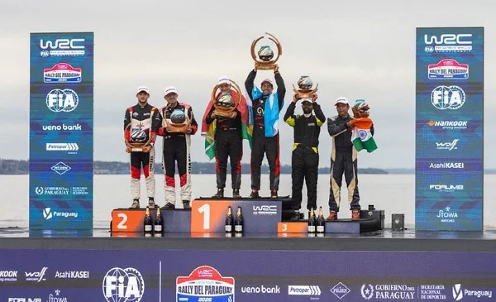 Nataniel Bruun lleva a Bolivia a lo más alto del WRC Rally Paraguay