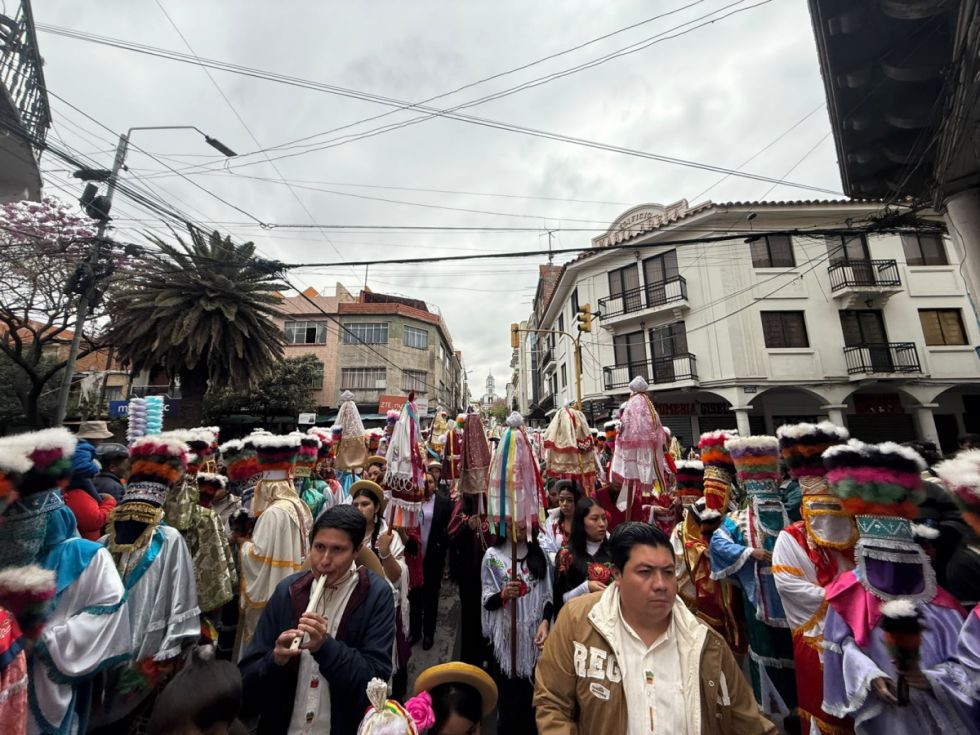 Momento de la procesión