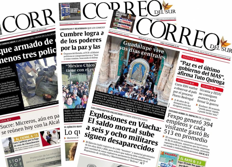 Periódicos de ANP-Diarios en alerta ante amenaza de detención de ejecutivos de Correo del Sur