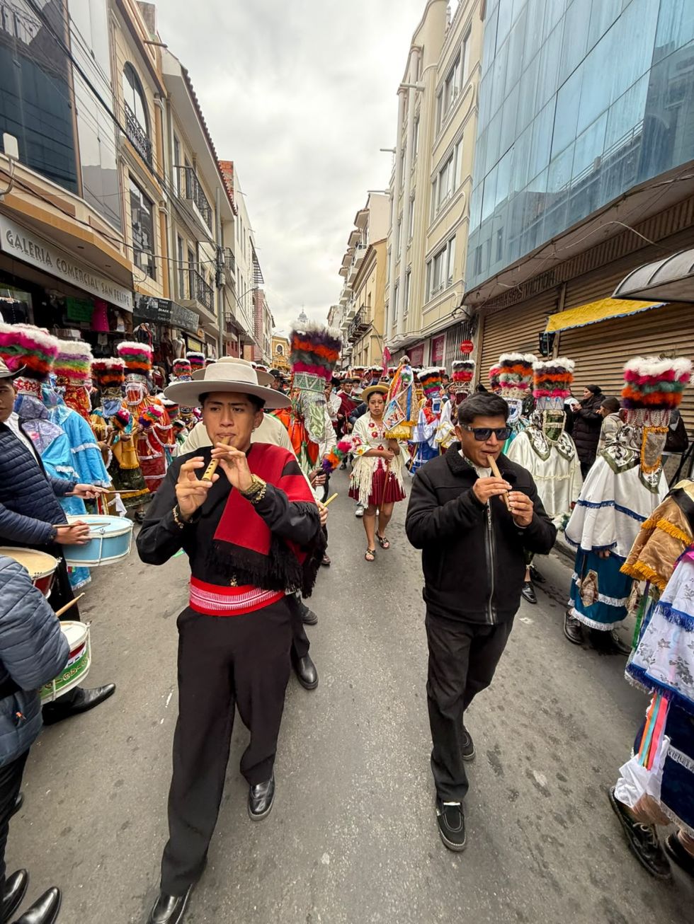 Momento de la procesión