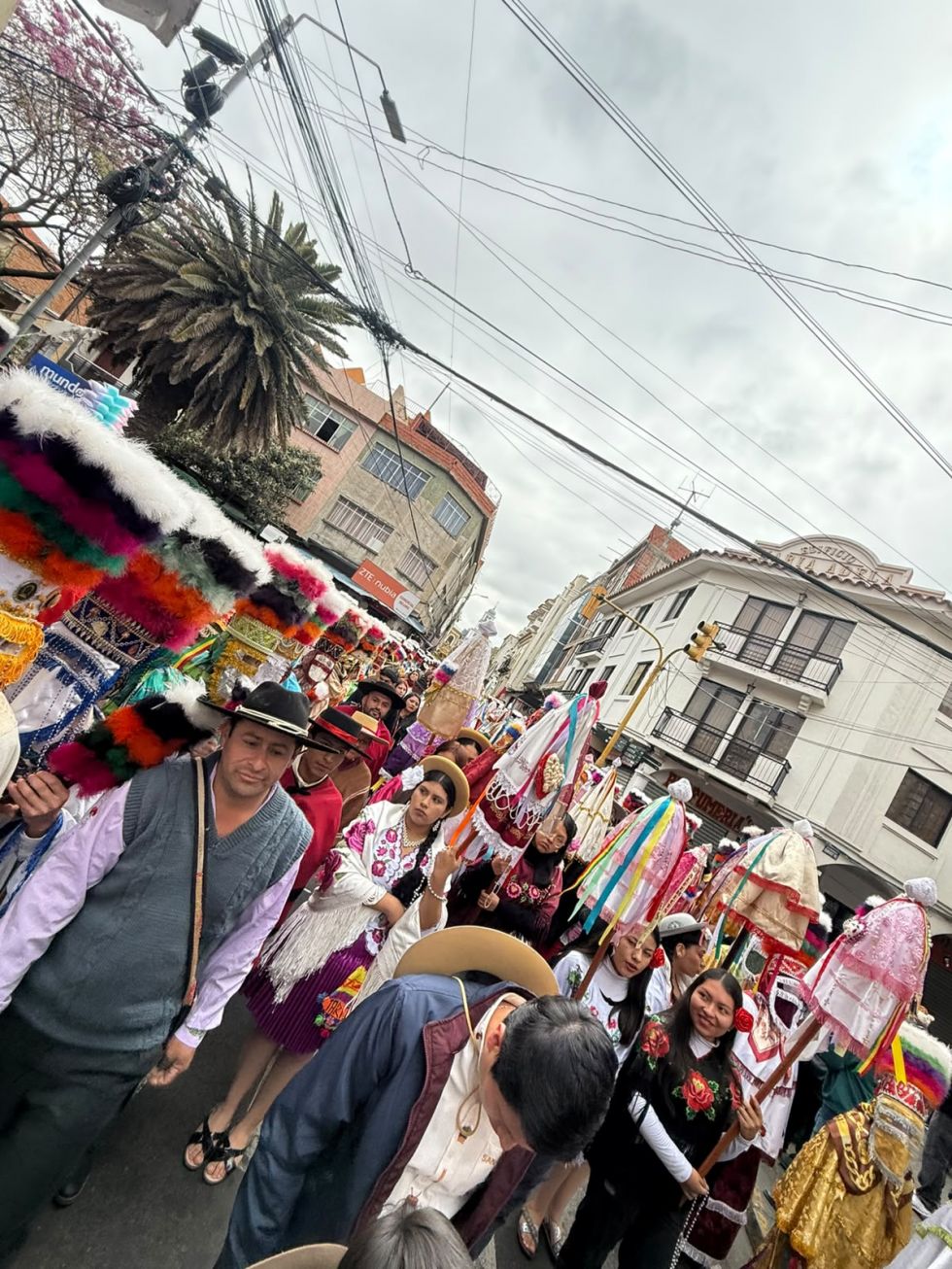 Momento de la procesión
