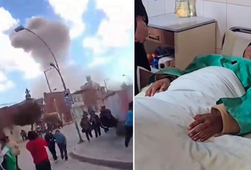 Soldado herido en Viacha cuenta qué ocurrió entre las explosiones: “nos han dicho que vayan a traer agua para apagar el fuego”