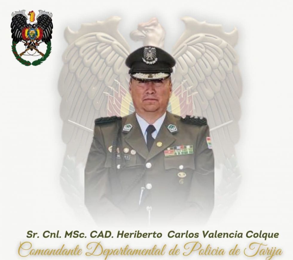 Coronel Heriberto Valencia es el nuevo comandante de Tarija