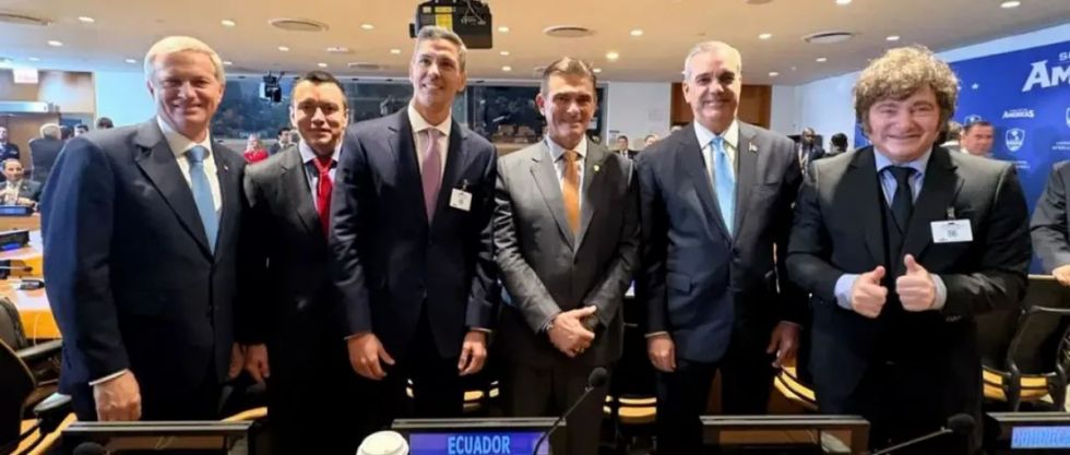 Paz se reunió con presidentes que conforman el "Escudo de las Américas" 