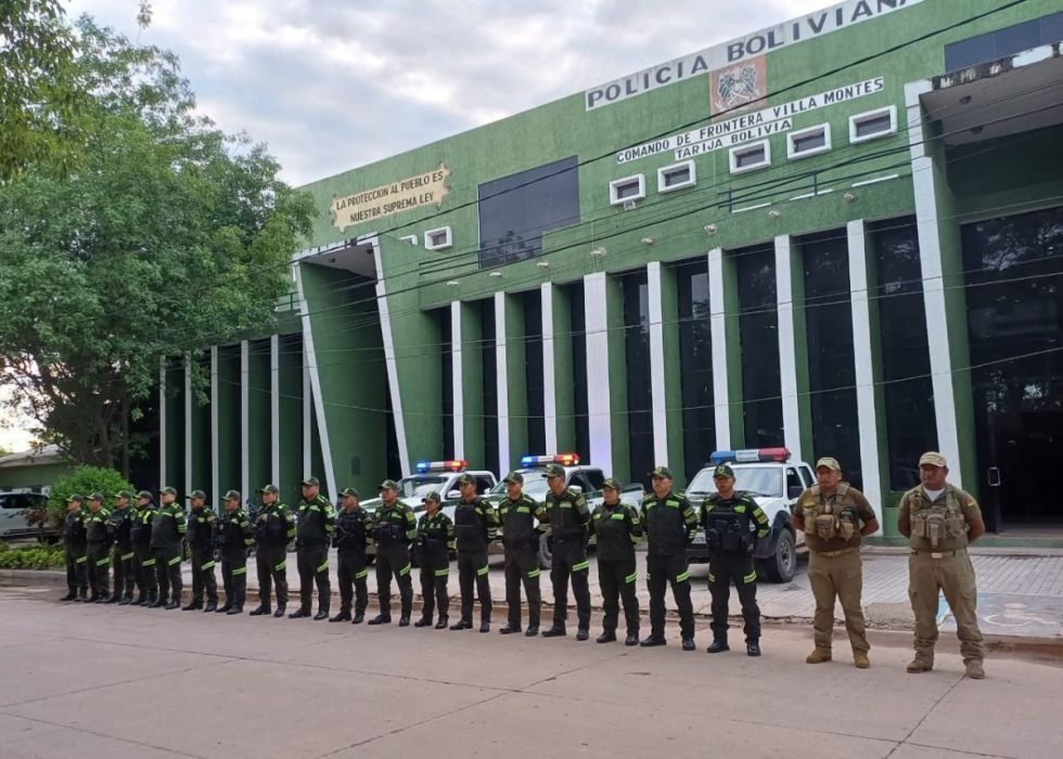 Villa Montes: Policía realiza simulacros de sismo