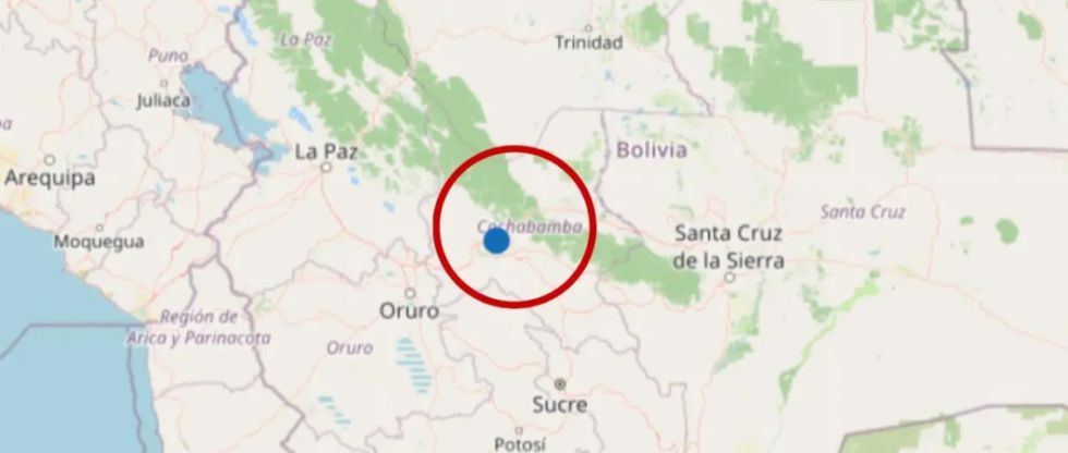Sismo de magnitud 3,4 se registra en la provincia Chapare