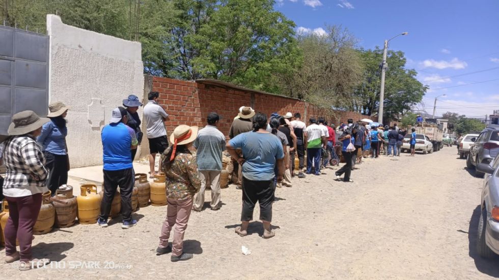 Fijan cronograma para venta de garrafas de GLP por barrios