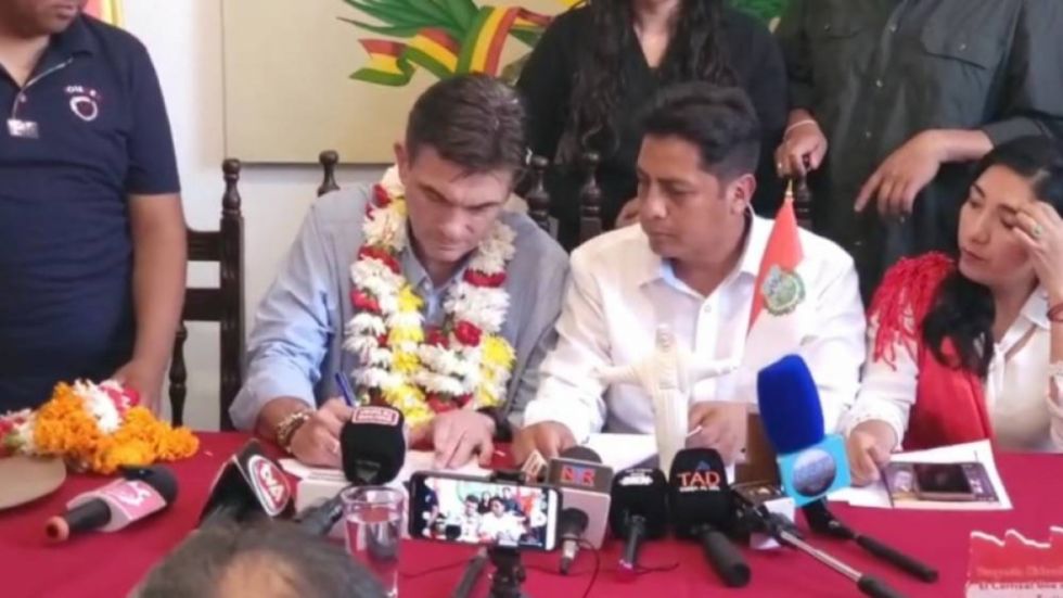 Cívicos recuerdan “Acuerdo por Tarija” ante la visita de Paz