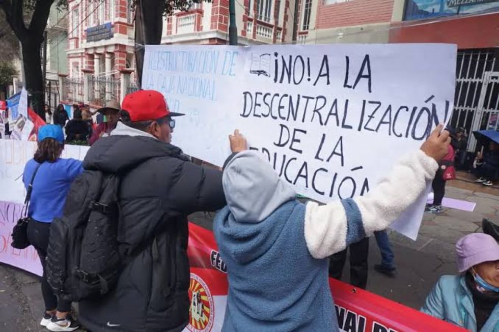El magisterio urbano anuncia marchas y un paro nacional de 24 horas para esta semana