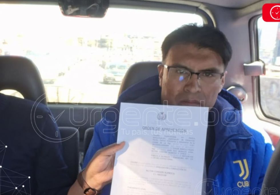Aprehenden al senador suplente Nilton Condori en la ciudad de El Alto