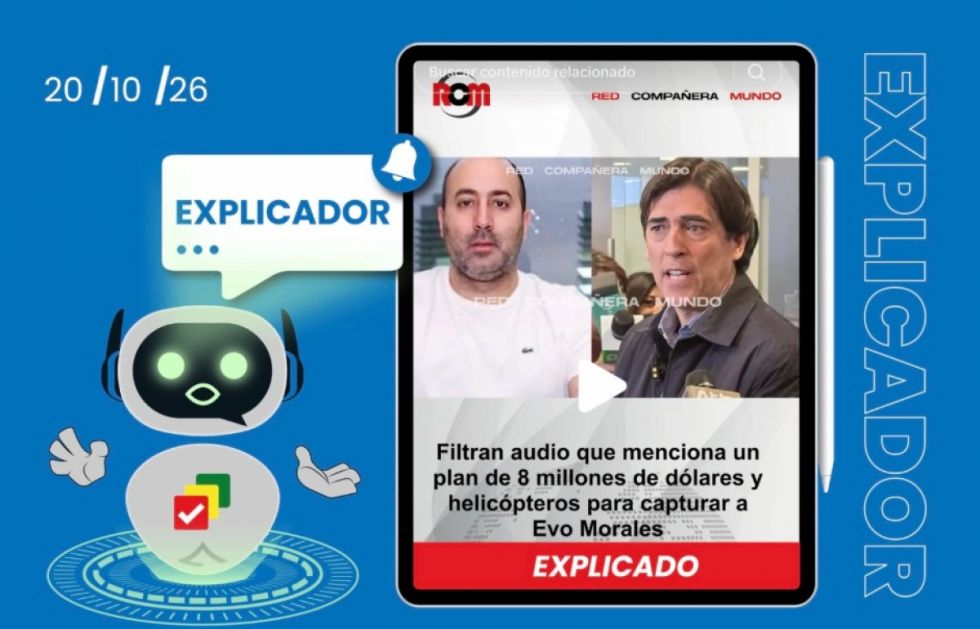 Bolivia Verifica: Dos herramientas no detectan indicios de IA en audio atribuido a Cerimedo y Zamora