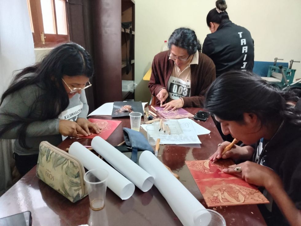 Participantes del primer Xilomaratón en Tarija
