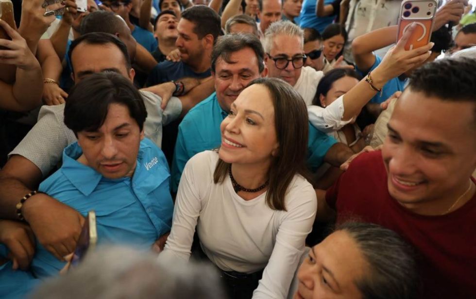 María Corina Machado retornó a Venezuela