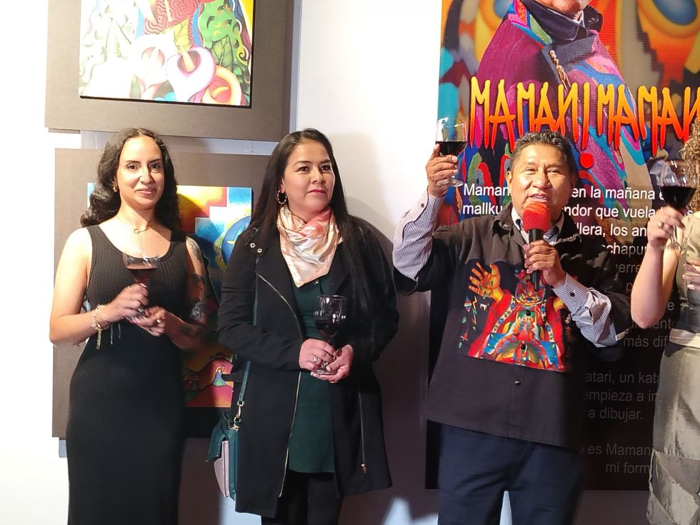 El País, Mamani Mamani, Arte