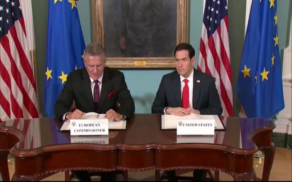 Maros Sefcovic, Marco Rubio, El País